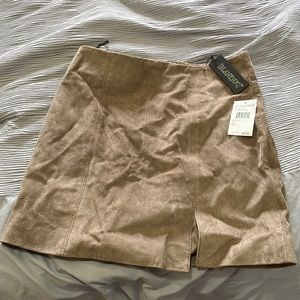 Leather skirt